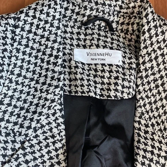 VIVIENNE HU Houndstooth tapered suit - Picture 7 of 14